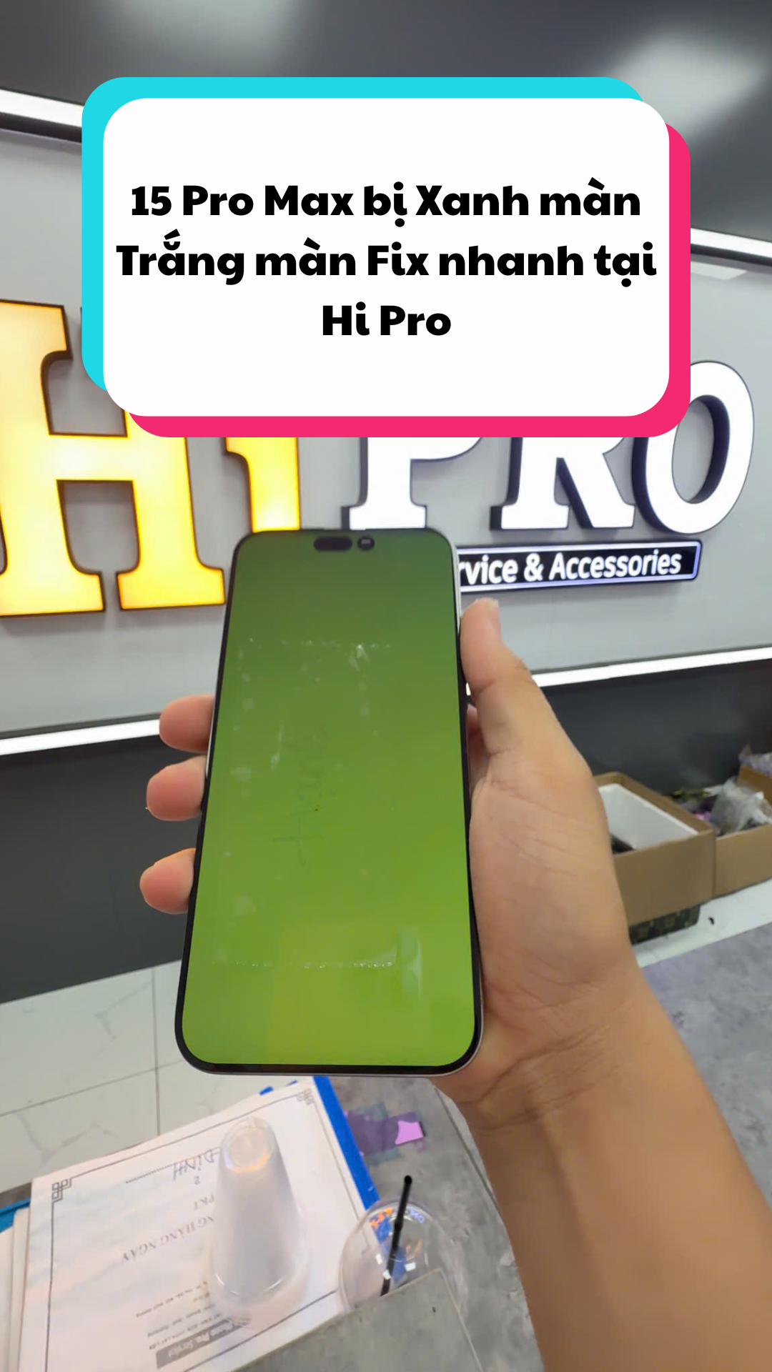 13 Promax fix xanh màn lấy liền tại Hi Pro Thủ Dầu Một, Bình Dương