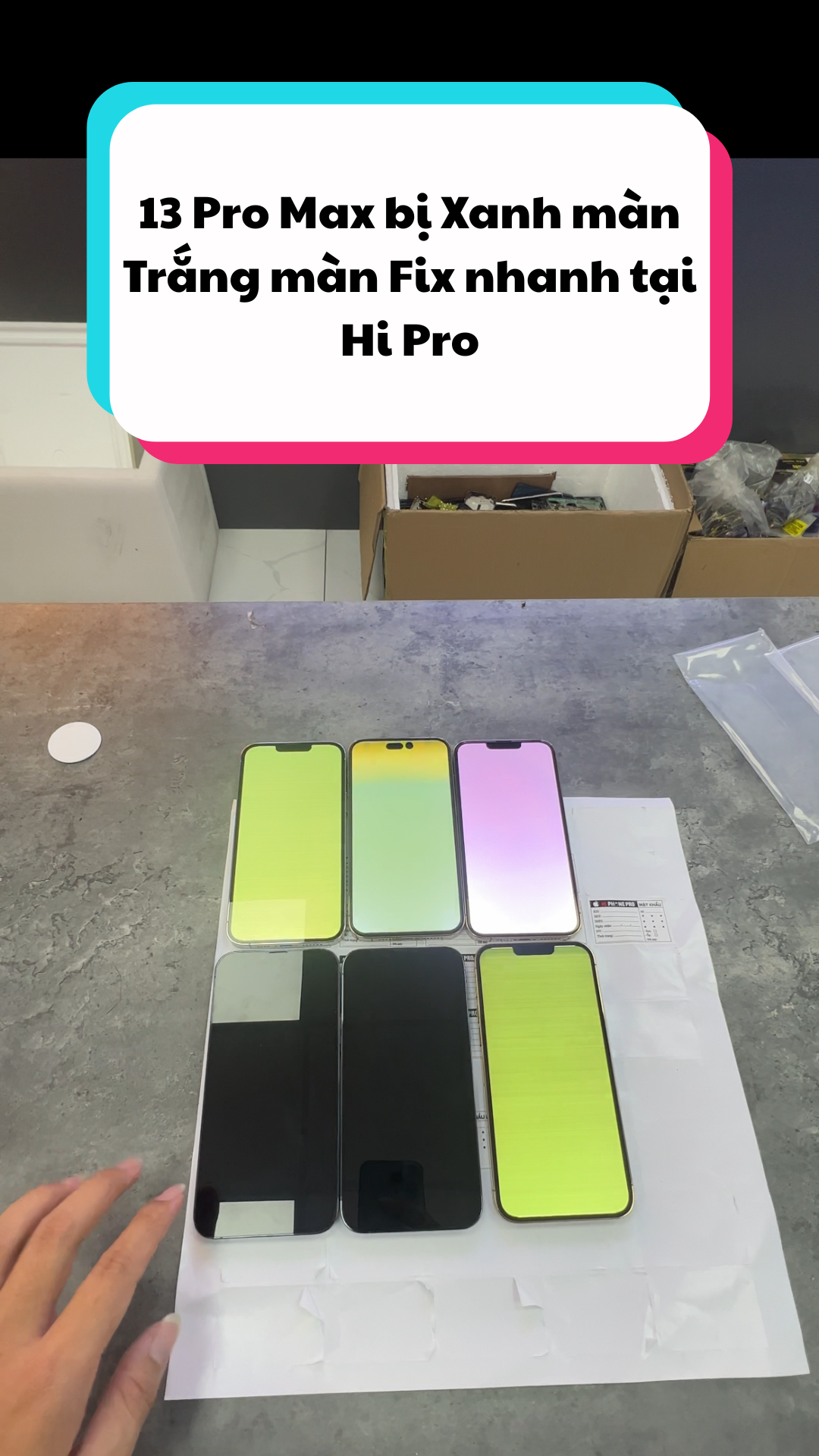 13 Promax Fix xanh màn trắng màn tại Thủ Dầu Một, Bình Dương 