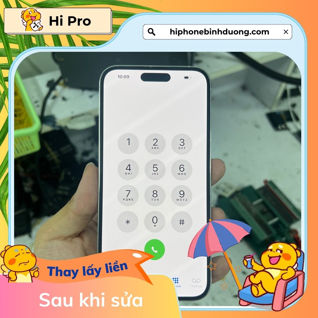 14 Promax fix xanh màn lấy liền tại Hi Pro Thủ Dầu Một